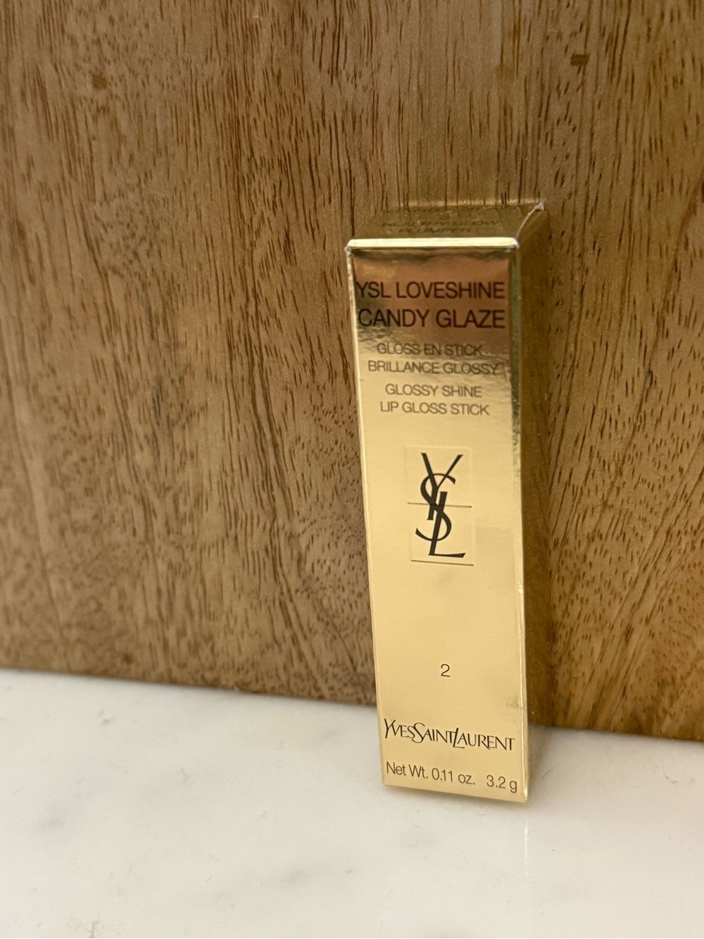 Yves Saint Laurent Loveshine Candy Glaze Lip Balm - Pale Pink - Picture 4 of 4